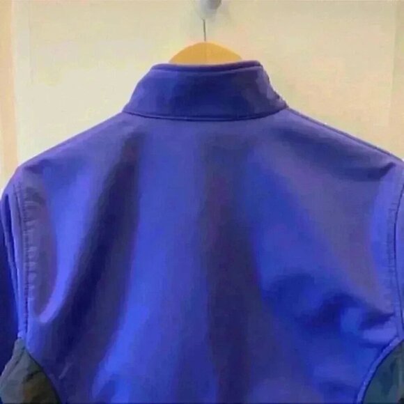 The North  Face Jacket Fleece Lined Soft Shell Purple Grey Size Medium - Picture 8 of 16